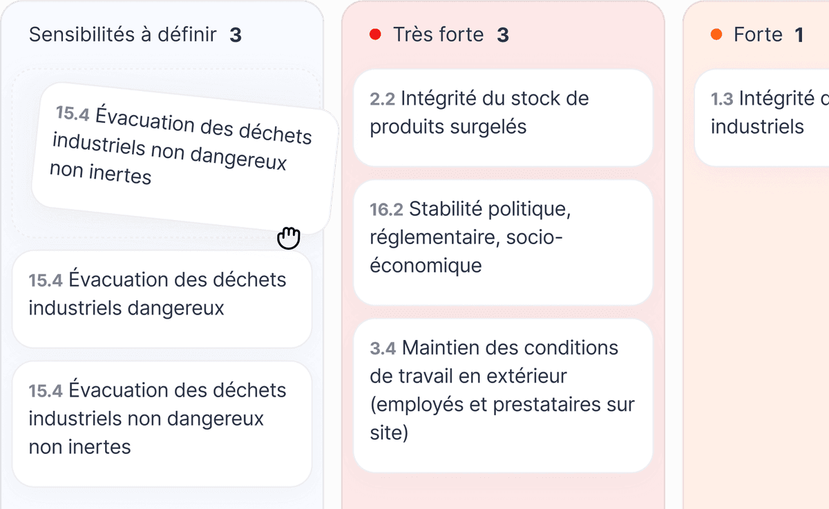 Drag & Drop Interface Mockup